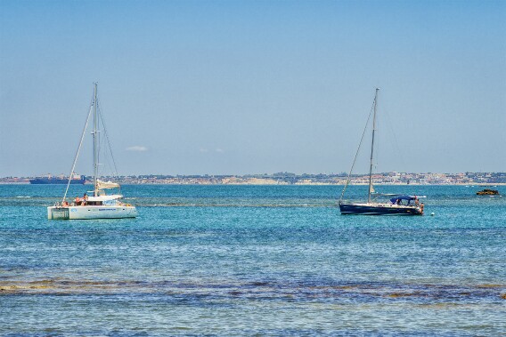 Segelschiffe vor Cádiz null