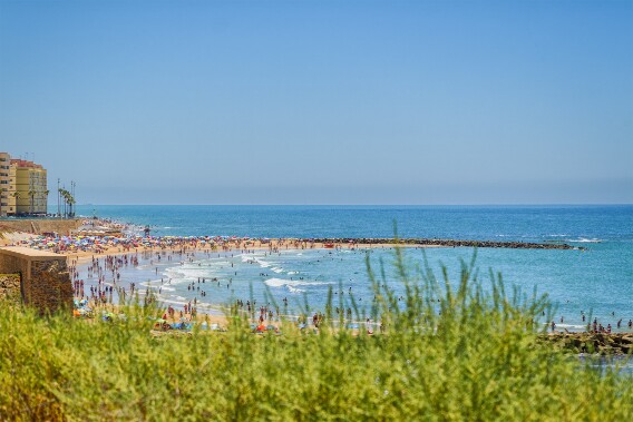 Strand in Cádiz null