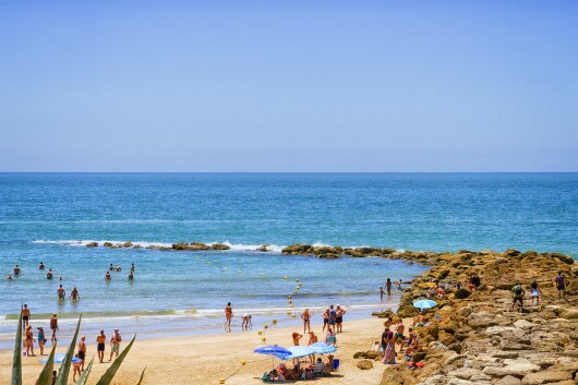Strandszene Cádiz null