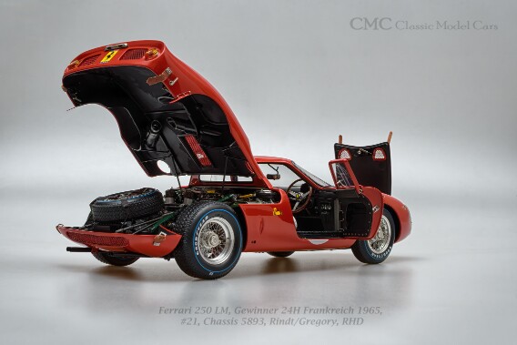 Ferrari 250 LM, Gewinner 24H Frankreich 1965, #21, Chassis 5893, Rindt/Gregory, RHD null