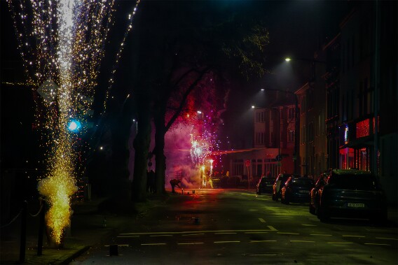 Silvesterfeuerwerk null