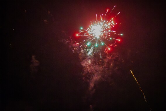 Silvesterfeuerwerk null